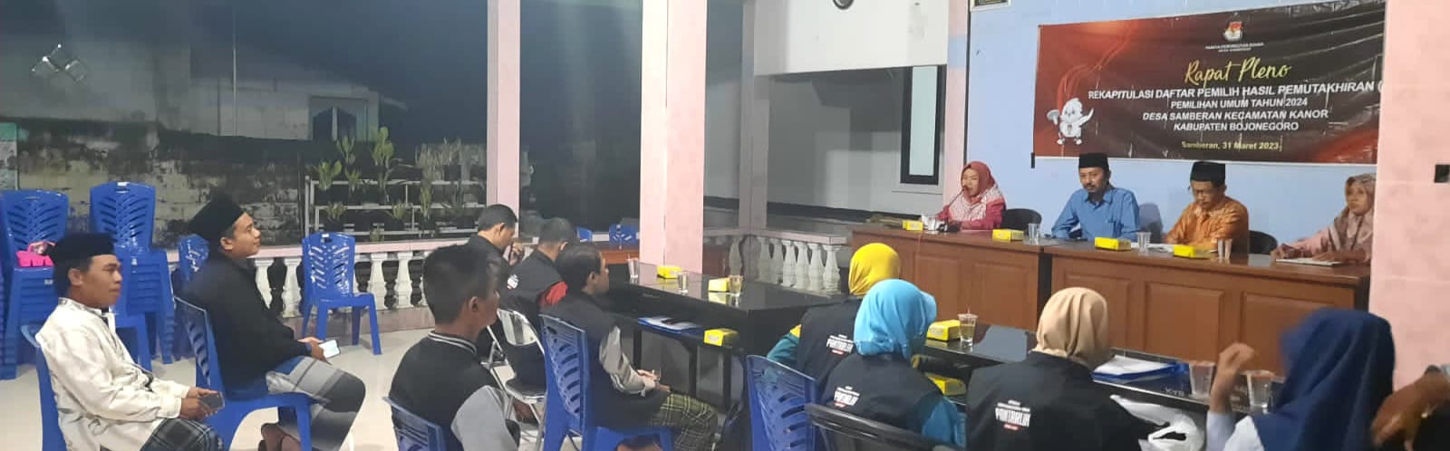 PPS Desa Samberan Adakan Rapat Pleno Terbuka Rekapitulasi DPHP Pemilu 2024